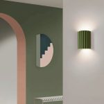 applique design salon LED en résine