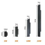 applique LED décorative pour terrasse