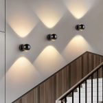 applique LED murale 180 degrés élégante pivotante