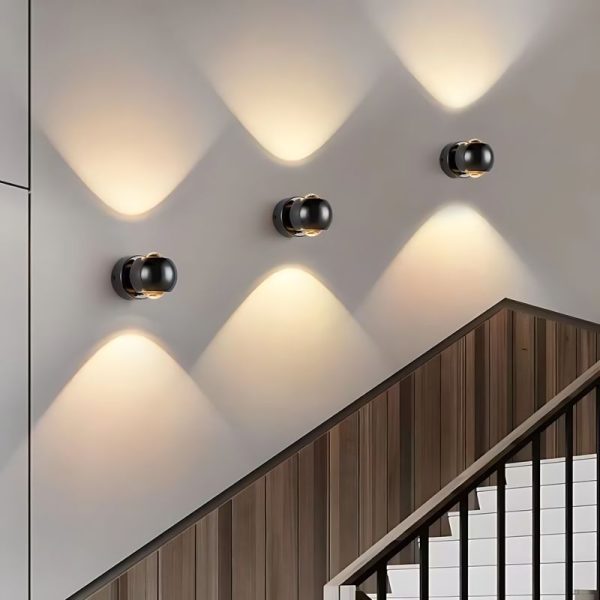 applique LED murale 180 degrés élégante pivotante