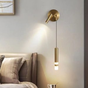 applique murale chambre avec liseuse design élégant