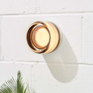 applique murale chambre design ronde en verre