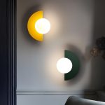 applique murale contemporaine demi-cercle