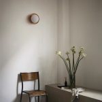 applique murale en bois naturel Solara