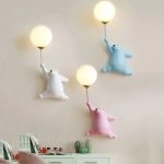 applique murale LED design ourson magique