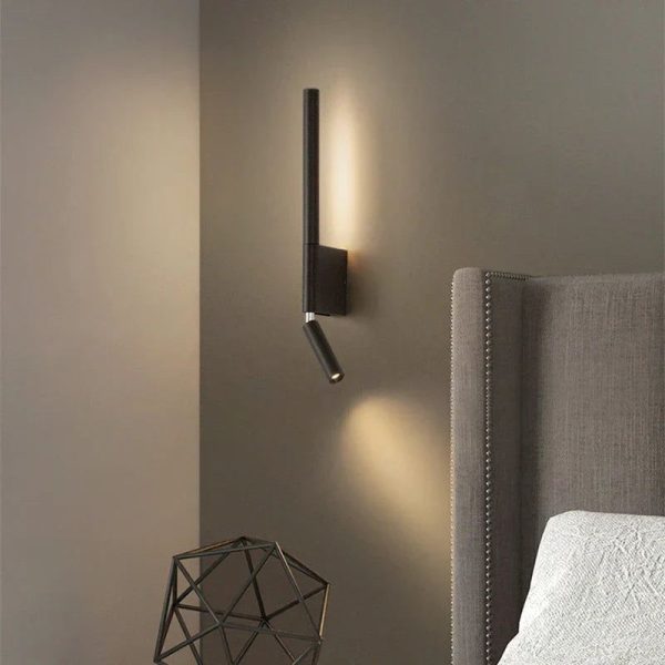 applique murale LED raffinée pour chambre