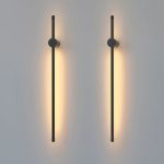 appliques murales contemporaines avec lumière LED