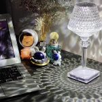 éclairage d'ambiance lampe effet cristal