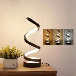 éclairage de bureau LED design spirale