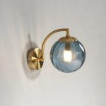 éclairage moderne en verre pour salon