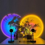 lampe ambiance Solis coucher de soleil