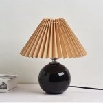 lampe céramique rétro pour table de nuit