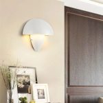 lampe d'extérieur moderne en noir et blanc