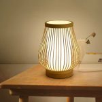 lampe de chevet bambou lanterne
