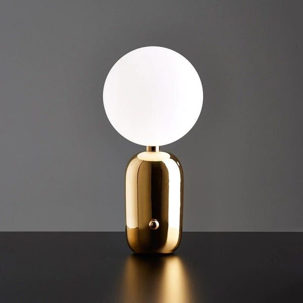 lampe de chevet design en forme de boule