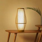 lampe de chevet en bambou