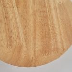 lampe de chevet en bois design circulaire