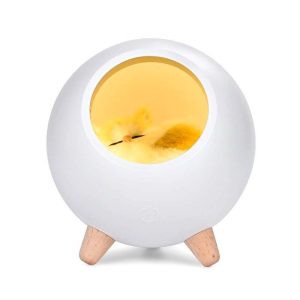 lampe de chevet enfant sans fil chat