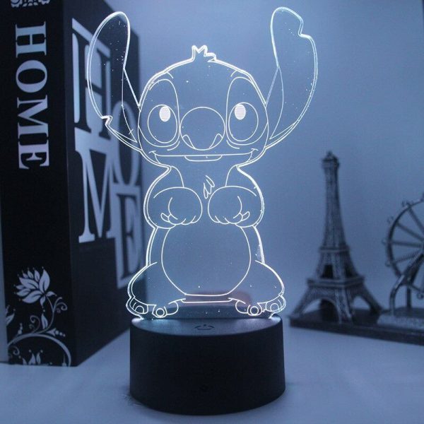lampe de chevet LED Stitch