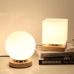 lampe de chevet moderne LED carrée