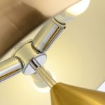lampe de table chic en métal Aria