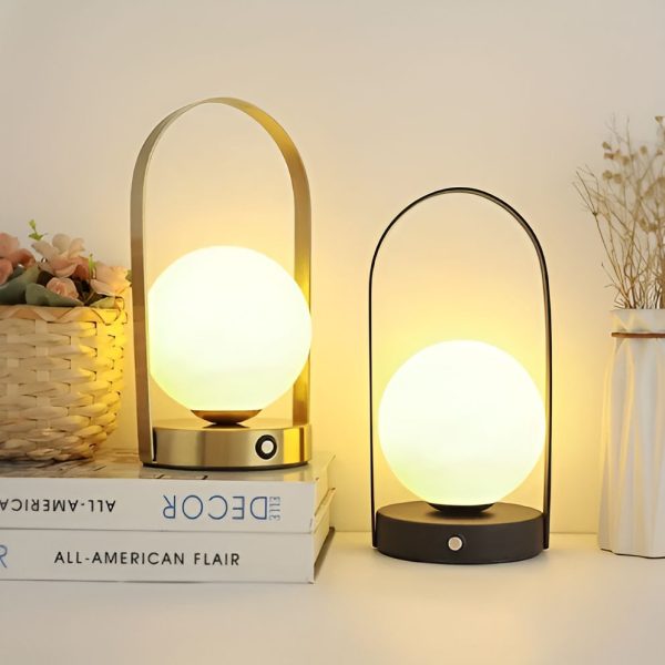lampe de table design sans fil rechargeable Gloriosa