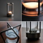 lampe de table élégante avec éclairage modulable