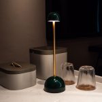 lampe design en émeraude