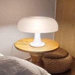 lampe design en forme de champignon