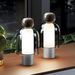 lampe LED de salon rechargeable et dimmable