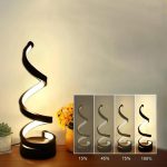 lampe LED spirale moderne