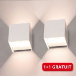 lampe murale contemporaine LuminaCube