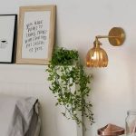 lampe murale en verre design tulipe vintage