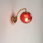 lampe murale en verre moderne pour déco intérieure