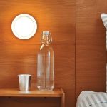 lampe murale ronde en verre