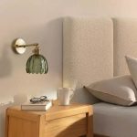 lampe murale tulipe en verre design