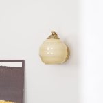 luminaire mural vintage en verre