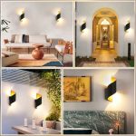 luminaire murale spirale LED avec éclairage doux