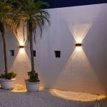 luminaire solaire LED pour mur extérieur