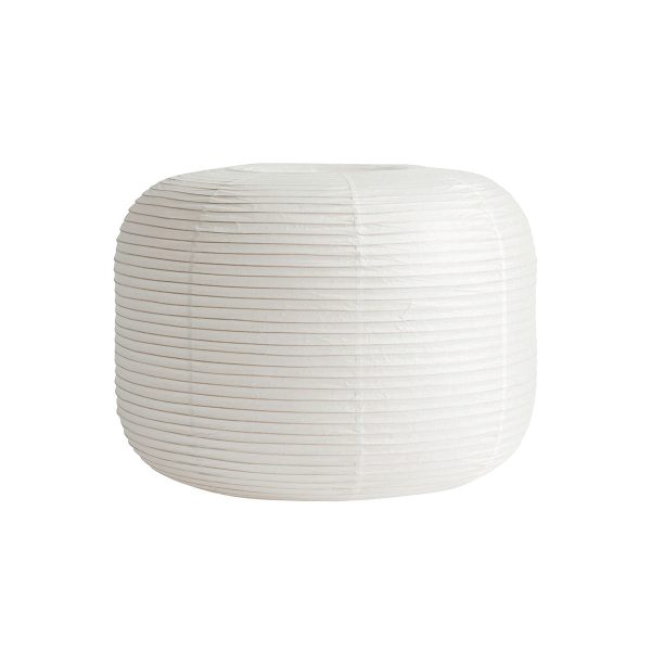 abat-jour paper shade donut classic blanc