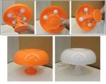accessoire déco nordique lampe champignon