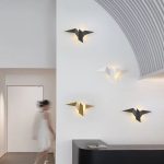 applique décorative oiseau pour intérieur