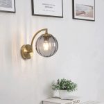 applique LED en verre design éclat