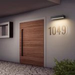 applique LED moderne pour terrasse