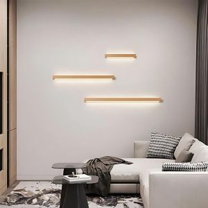 applique murale design style bois pour intérieur