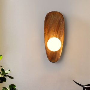 applique murale en bois naturel design