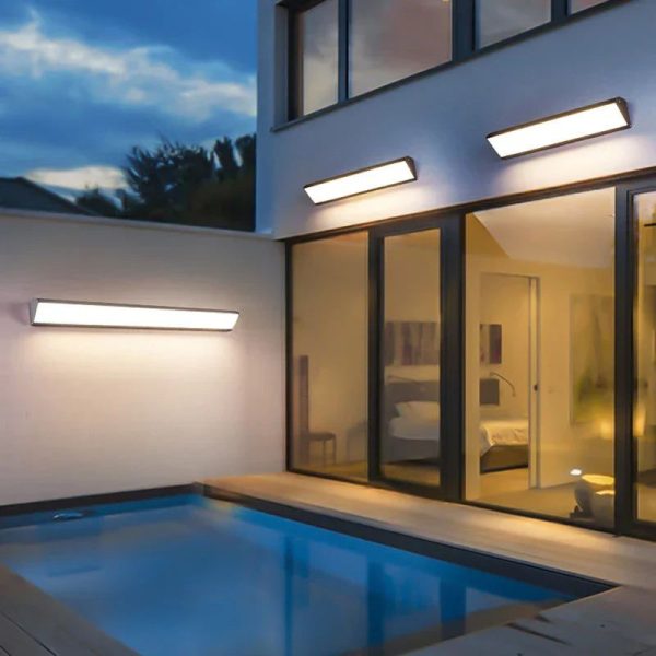 applique murale LED imperméable design moderne