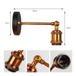 éclairage de chevet industriel Edison
