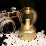 éclairage de chevet vintage sans câble