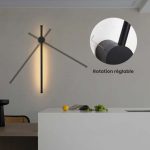 éclairage design pour salon avec appliques LED